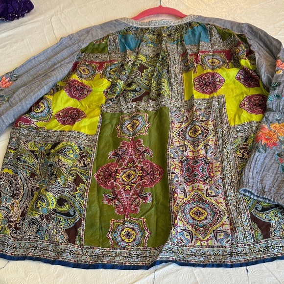 Johnny Was Multicolor Patterned Top - Picture 5 of 7